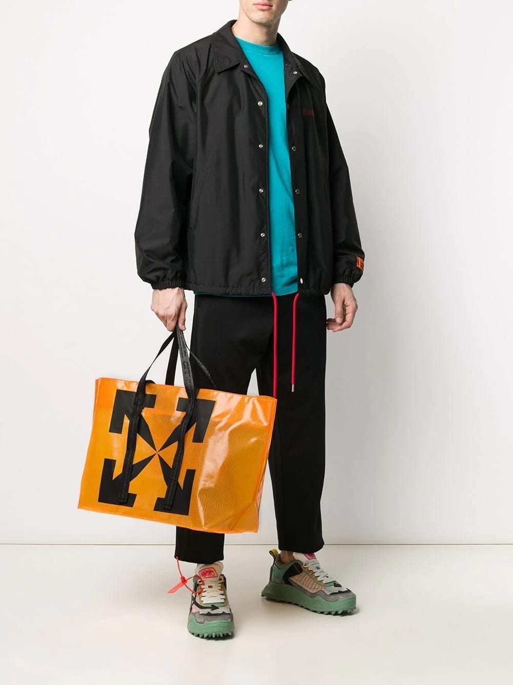 Q-Zip Geometric Windbreaker — изображение 2